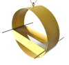Charm Modern Bird Feeder / Yellow