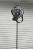 Abstract Modern Bird Feeder in Welded Steel, Copper, Stainless Steel - #401 -Freestanding unique modern bird feeder