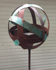 Bird feeder Steel & Copper Garden Sphere Bird Feeder No. 356 - Freestanding unique modern birdfeeder