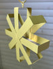 Asterisk Modern Bird Feeder in Lemongrass