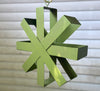 Asterisk Modern Bird Feeder in Eden Green