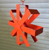 Asterisk Modern Bird Feeder Orange