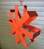 Asterisk Modern Bird Feeder Orange