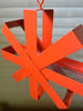 Asterisk Modern Bird Feeder Orange