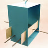 Cubist Modern Bird Feeder / Aqua