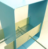 Cubist Modern Bird Feeder / Aqua