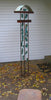 Welded Steel and Copper Bird feeder No. 374 - Freestanding artistic modern garden art