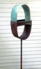 Steel & Copper Pill shaped Bird Feeder