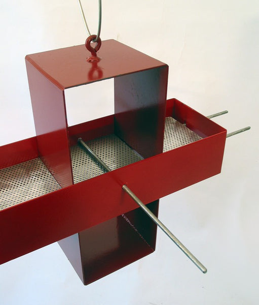 Plus Modern Bird Feeder / Colonial Red and Apple Red
