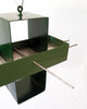 Plus Modern Bird Feeder / Hunter Green and Moss Green