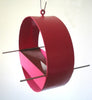 Charm Modern Bird Feeder / Berry Pink