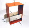 Cubist Modern Bird Feeder / Orange