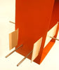 Cubist Modern Bird Feeder / Orange