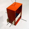 Cubist Modern Bird Feeder / Orange