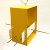 Cubist Modern Bird Feeder / Yellow