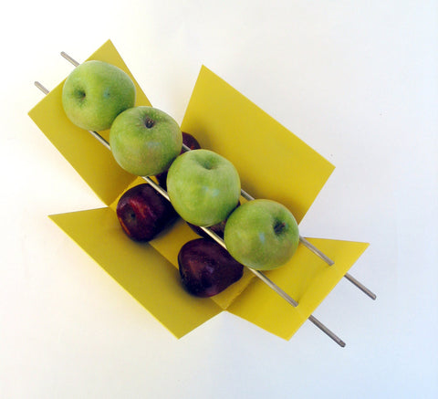 Modern Fruit Bowl / Yellow