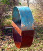 Charm Modern Bird Feeder / Copper and Steel Variation