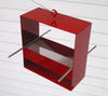 99 Modern Bird Feeder / Deep Red