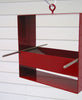 99 Modern Bird Feeder / Deep Red